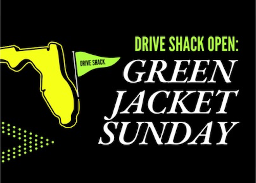 The biggest Sunday in golf deserves the biggest Sunday at Drive Shack. 🏆 Introducing the Drive Shack Open: Green Jacket Sunday — a Best Ball tournament on Pebble Beach while Augusta plays on every screen. Grab your crew and compete for  alt=